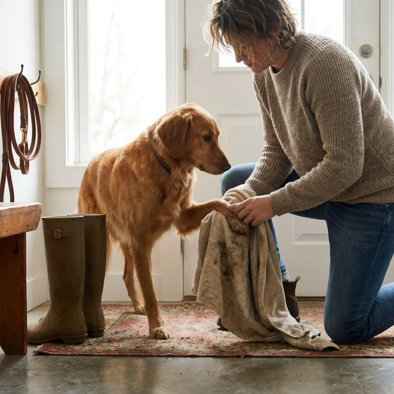 How to Clean Your Dog's Paws After a Walk Wagbase