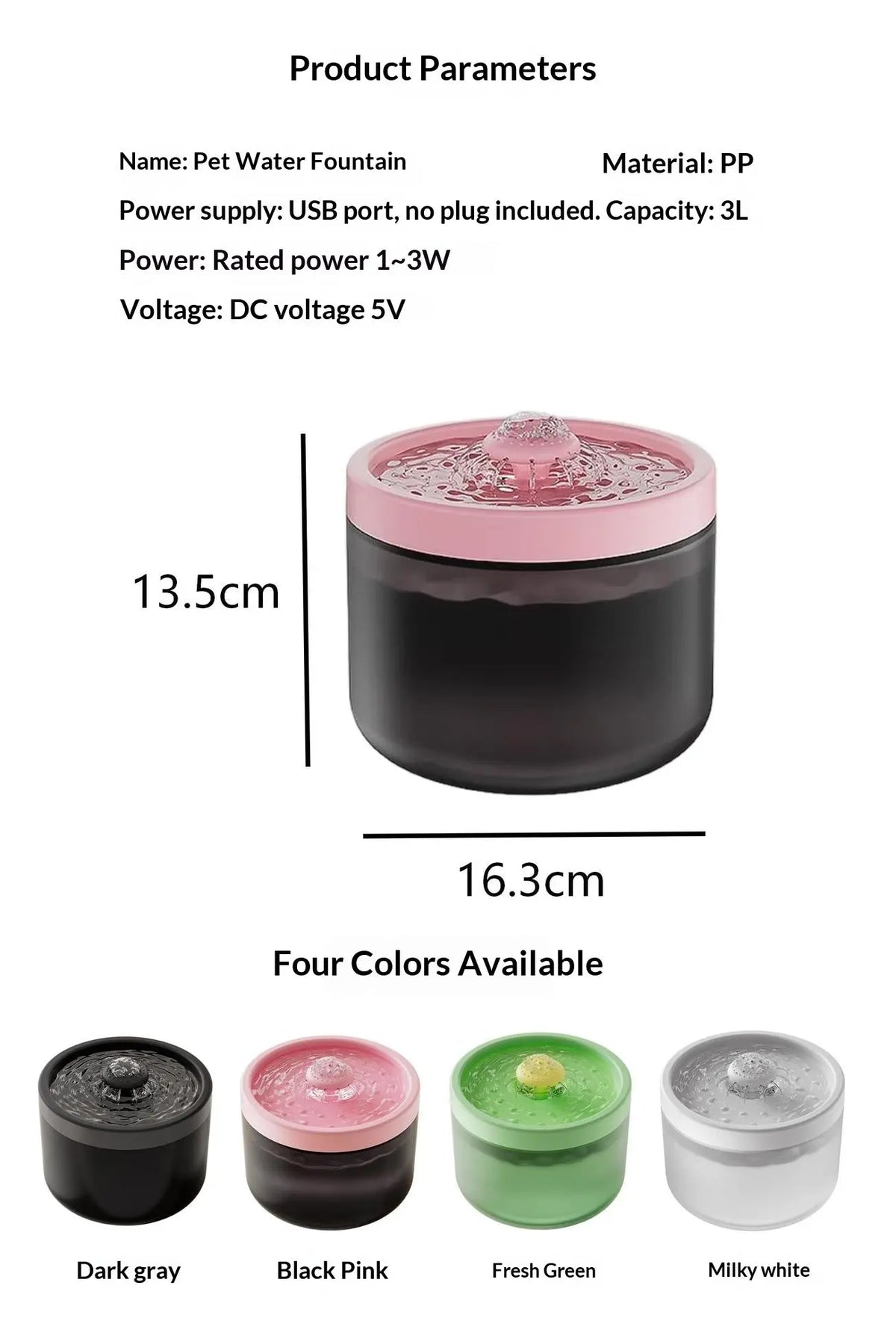 Pet Water Fountain: Automatic Circulating Filter Fountain for Cats & Dogs Wagbase
