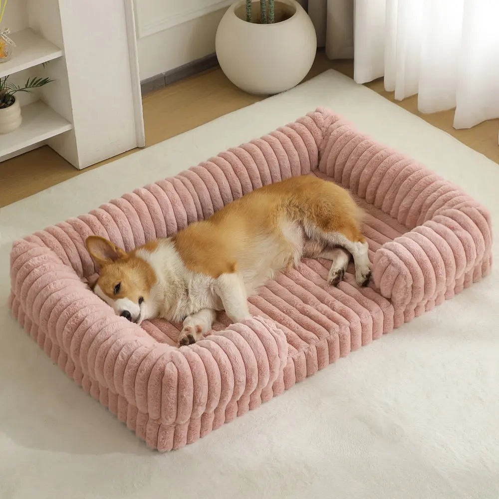 Warm Dog Bed: Machine Washable Pet Mat for Dogs & Cats, 5 Sizes Wagbase