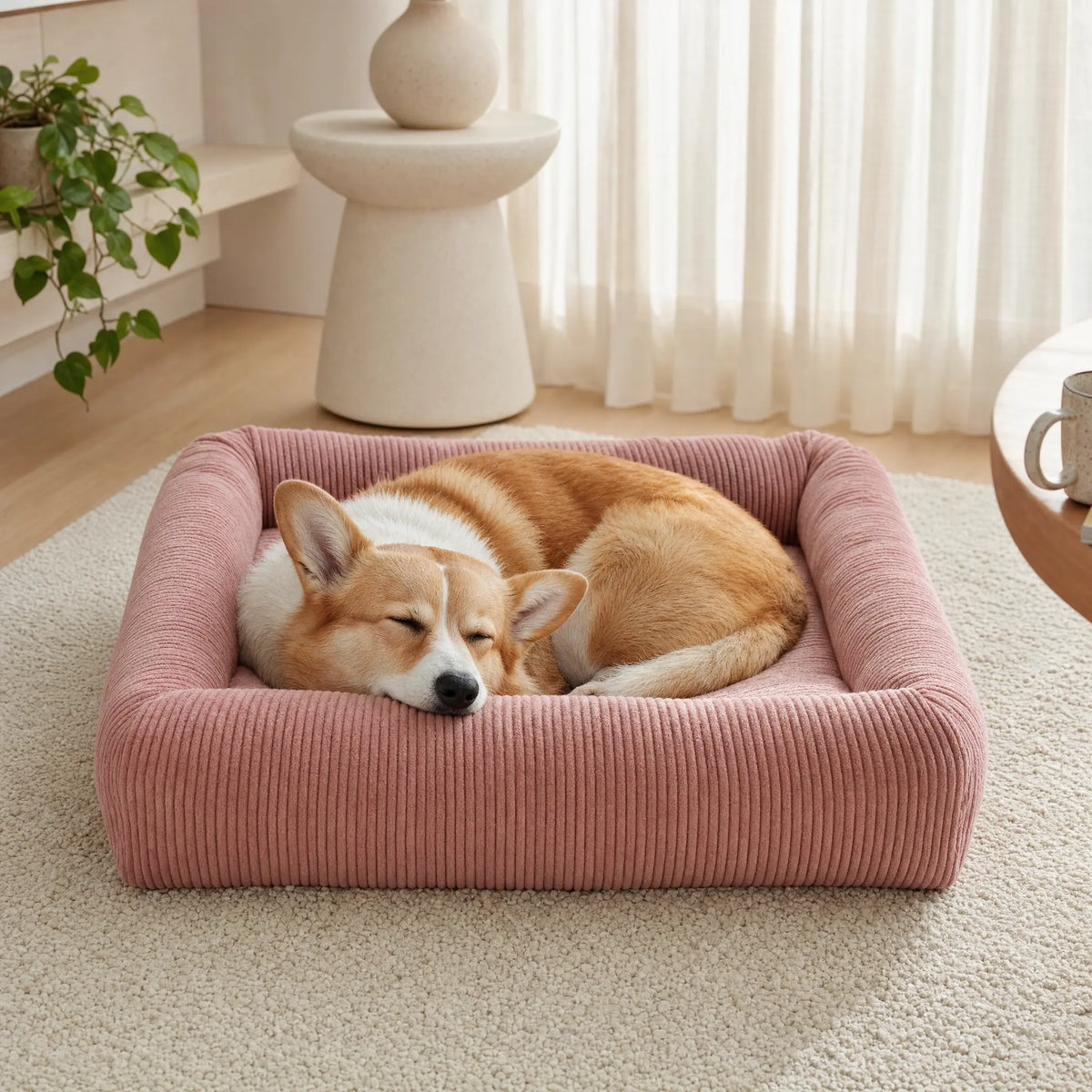 Warm Dog Bed: Machine Washable Pet Mat for Dogs & Cats, 5 Sizes Wagbase