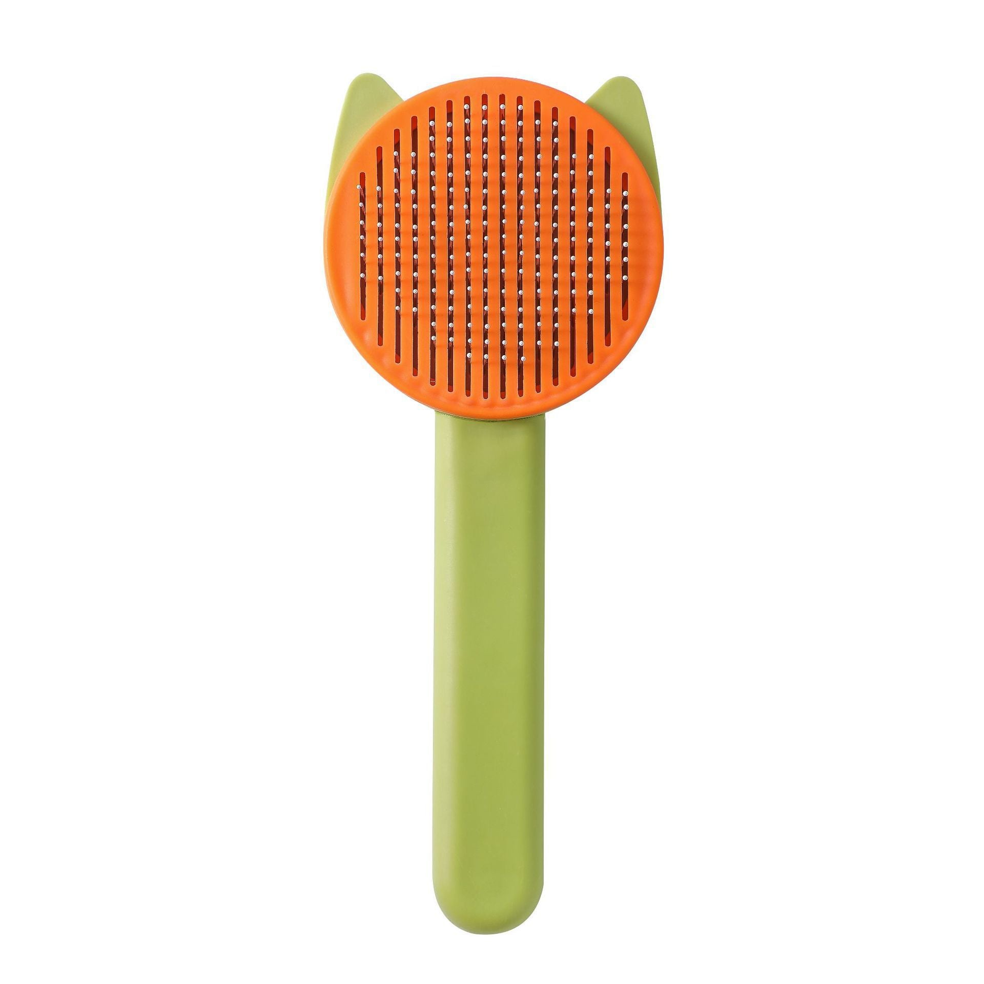 Wagbase deshedding comb with cat-ear handle in pink