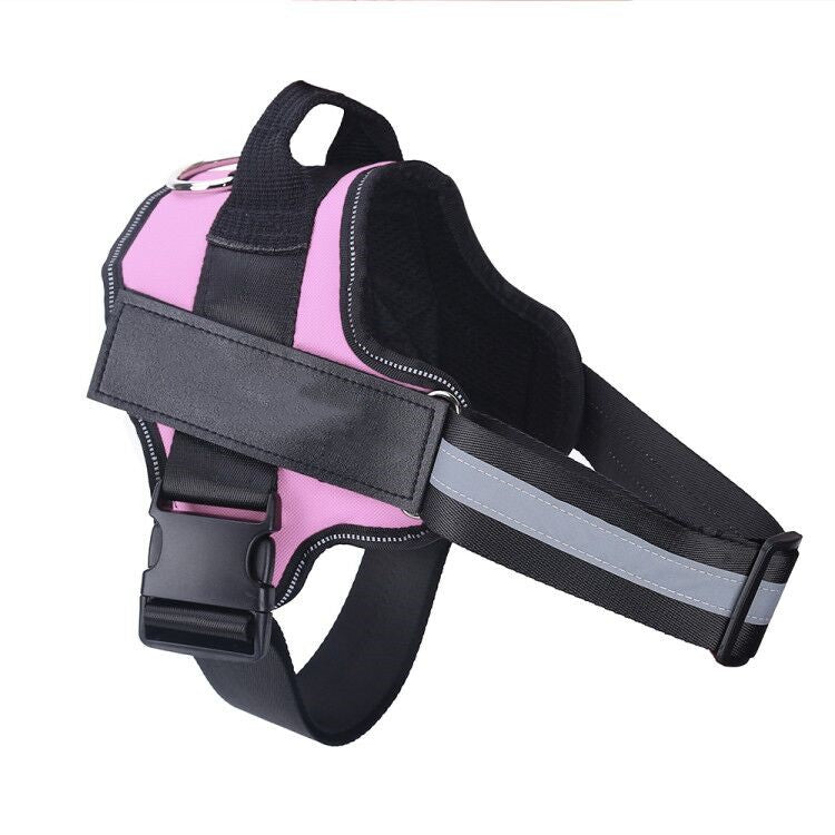 Wagbase no-pull dog harness in light pink