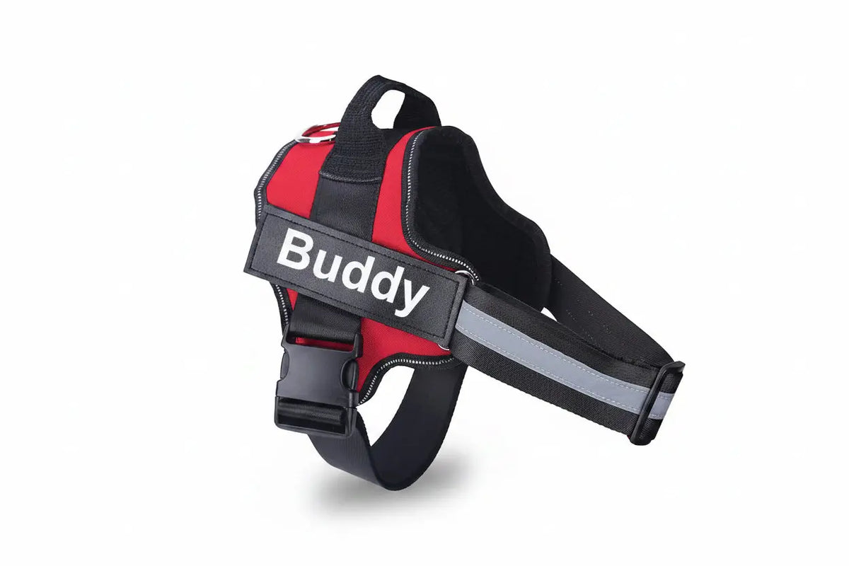 No-Pull Reflective Dog Harness: Adjustable, Sizes XXXS to XXL Wagbase