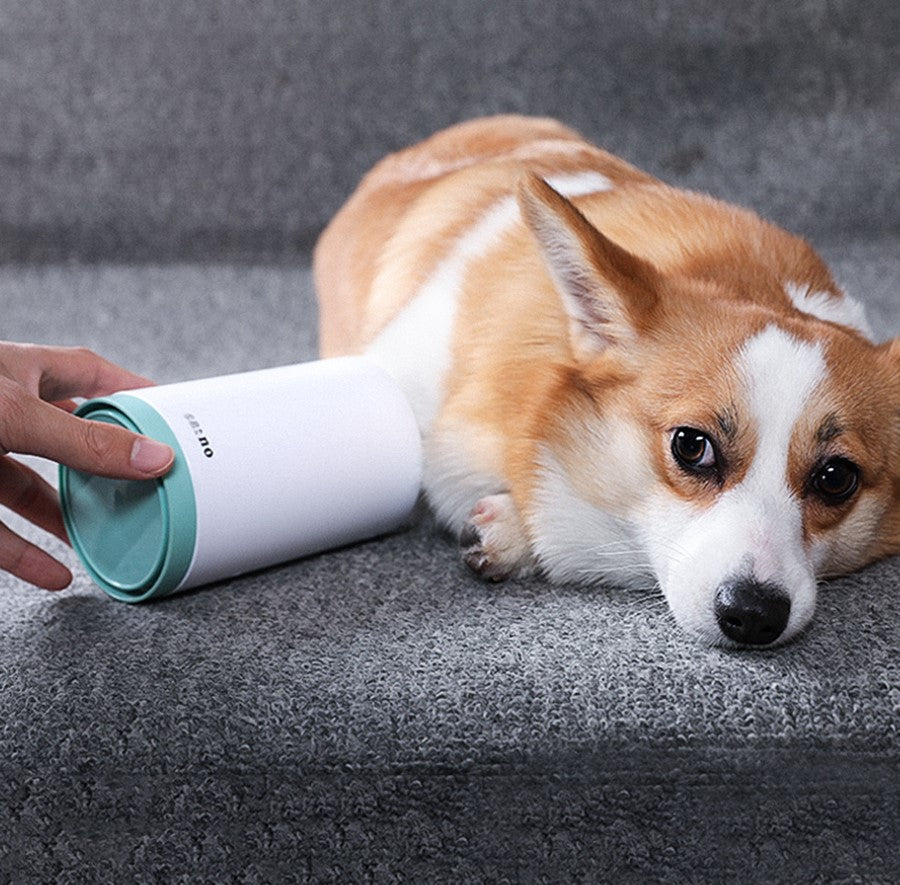 Wagbase paw cleaner cup with soft silicone bristles for gentle paw washing