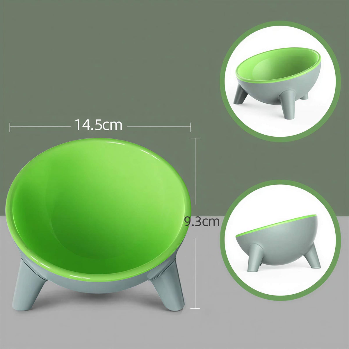 Elevated Dog & Cat Feeding Bowl Set: Raised Stand for Healthier Mealtimes Wagbase