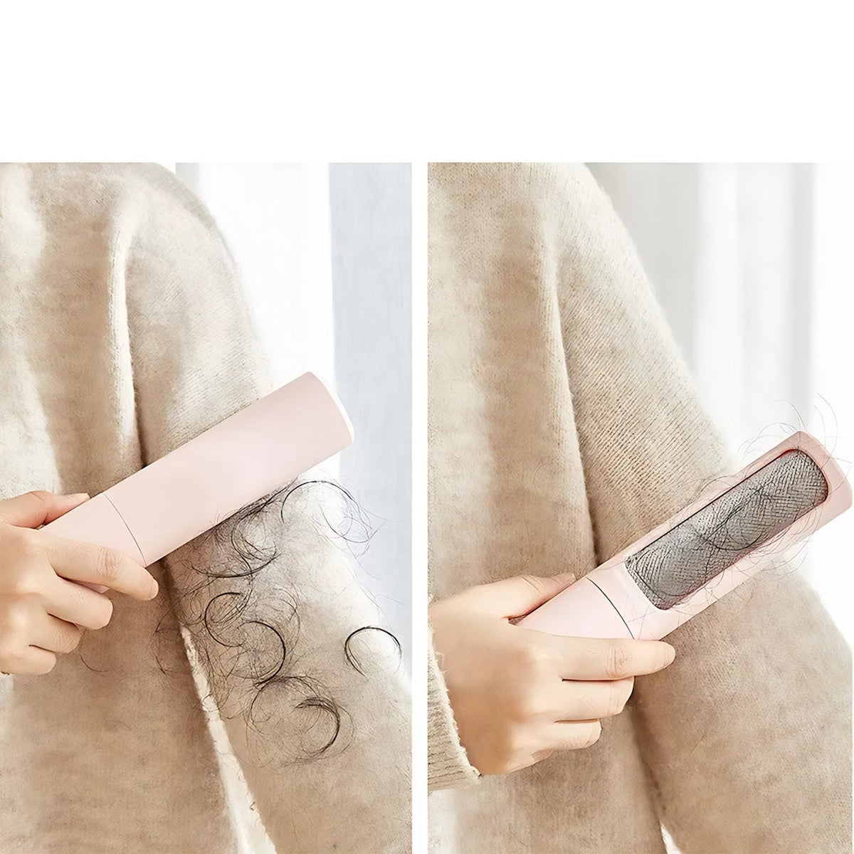 Reusable Pet Hair Remover Brush: Self-Cleaning Lint & Fur Remover Wagbase